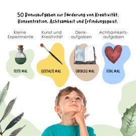 50 Explorer Cards for Children - Outdoor Treasure Hunt and Discover Nature I Exciting Search Game I Educational Game & Gift for Girls and Boys I Games from 4, 5, 6, 7, 8 Years