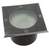 Ceiling light "BEL GX53 Q, 4eckig, IP65, Stainless Steel