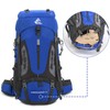 Bseash 60L Hiking Camping Backpack with Rain Cover, Waterproof Large