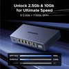 UGREEN 2.5Gbps Network Switch, 5 x 2.5Gbps Base-T& 1 x