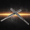 10pcs 2mm Cemented Carbide End Mill Engraving Bits Carving Drill