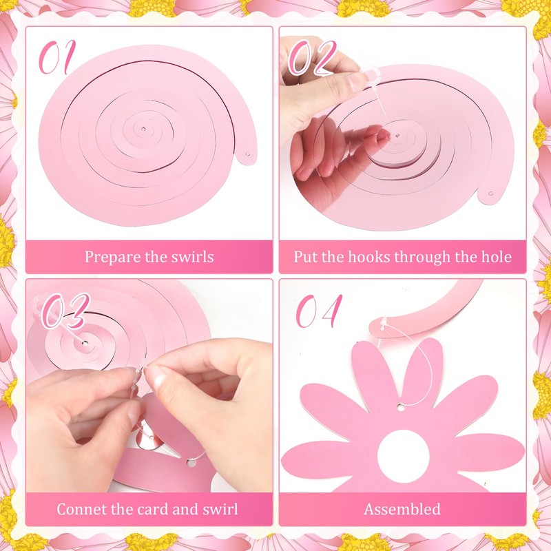16pcs Welcome Back to Work Decorations Office Rose Gold Pink