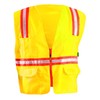 OccuNomix LUX-XTRNSM-Y5X Classic Solid Front Mesh Back Two-Tone Surveyor Vest,