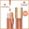 FOCALLURE Shimmer Liquid Highlighter, Smooth Cream Formula and Non-greasy Finish,Delivers