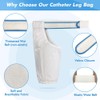 Catheter Leg Bag Holder Covers Foley Cath Secure Tube Stabilization