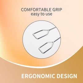 YAFIYGI Scissor Tongs for Cooking 10-Inch Heavy Duty Kitchen Tongs with Handles Angled Metal Stainless Steel Comfortable Ergonomic Grip Heat Resistant for BBQ and Cooking