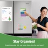 HOMiDEK Magnetic Dry Erase Board: Small Fridge Whiteboard, Flexible Refrigerator