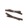 VINGTAINE H7842-BR- Hair Clip, Set of 2, Satin, Beak Clip,