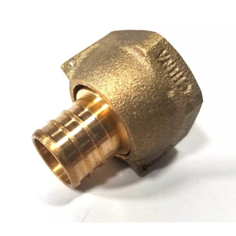 Generic 5/8" PEX Water Meter Coupling, LEAD FREE Brass, 5/8"