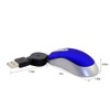 Mini USB Wired Mouse,Retractable Cable Tiny Small Mouse for 3-8