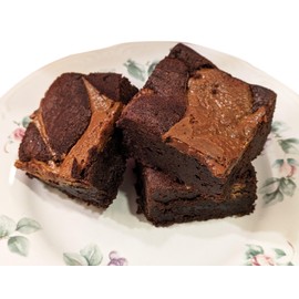 Ruth's Gourmet Brownies Peanut Butter Swirl Extra Fudgy in Pink Box Shipped Within Hours Of Being Removed From The Oven 1 Dz