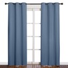 NICETOWN Triple Weave Thermal Insulated Ring Top Blackout Window Curtains