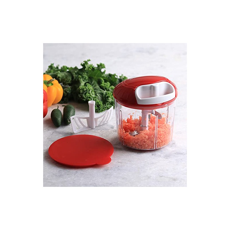 Wonderchef Food and Vegetable String Chopper; Red