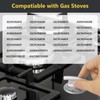 5 Pack 7733P410-60 Surface Burner Knobs Replacements Compatible with Whirlpool