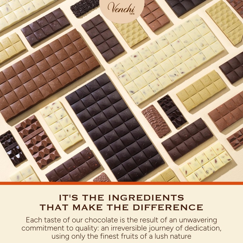 Venchi - Pistachio Gourmet Chocolate Bar - White Chocolate and
