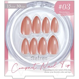 ST Geris GCN 1303 Compact Nail Tip, Nostalgia (Pack of 30)