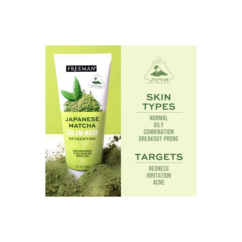 Japanese Match Cream Mask by Freeman for Unisex - 6