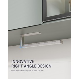 WZKALY Paper Towel Holder Under Cabinet, Self Adhesive or Wall Mount Paper Towel Roll Rack, SUS304 Stainless Steel Paper Towel Bar for Kitchen, Bathroom (Sliver)