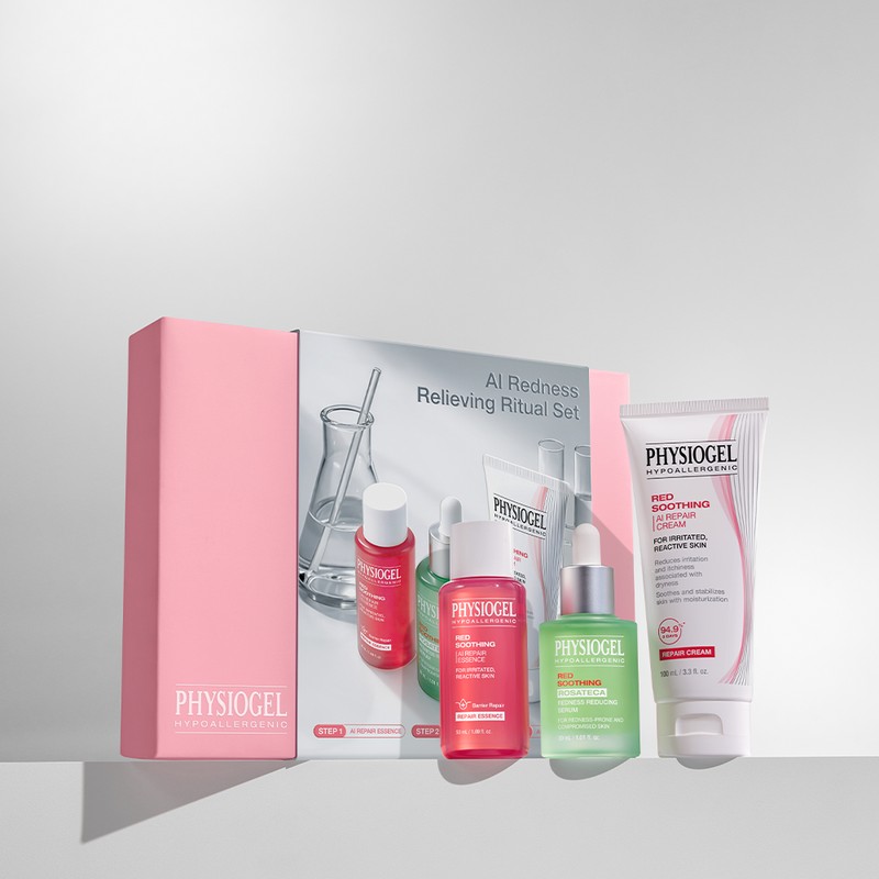 Physiogel AI Redness Care Routine Set: Cream 100ml + Essence