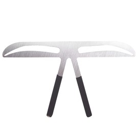 Eyebrow Ruler, 4 Types Eyebrow Stamp Stencil Kit Permanent Eyebrow Ruler Eyebrow Stencils Eyebrows Shape Reusable Eyebrow Measure Balance Extension Ruler Eyebrow Shape Stencil(Wave Type eyebrows)