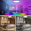 2Pack 13Inch Magic RGB Flush Mount Led Ceiling Light,34W 3400LM