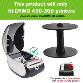 Spool Assembly Label Holder for DYMO Labelwriter 450 400 300 Series Spindle Part Label Printers