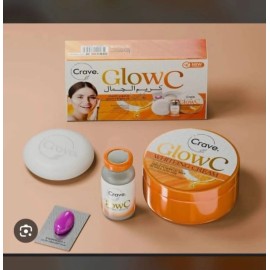 Unbranded 4 In 1 Glow C Face Cream Clear Dark Spot, Brightening And Whitening The Face.