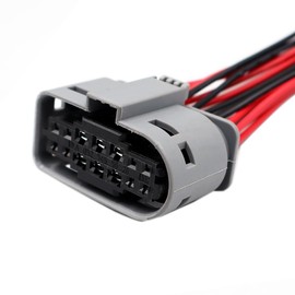 Headlight Connector Pigtail Plug Compatible with Mercedes E-Class Bi-LED S-Class 2014-2017 14pin Wire Harness