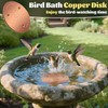 NNG 3 Pack Bird Bath Copper Disk,1mm Thick Reinforced 99.9%