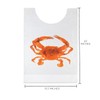 Sandhill Tools Disposable Crab Adult Bibs with Pocket, 22" x