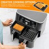 Waffle Insert Hot Air Fryer Accessories, Pack of 2 Waffle