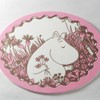 Sunstar Stationery Moomin S2083639 Coaster Cards, Pink, Pack of 4