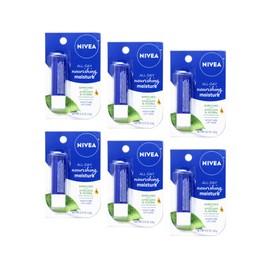 Nivea Lip Care, Moisture Lip Balm, 0.17 oz (Pack of 6)