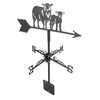 Metal Weather Vane Black Cute Animal Design Sturdy Durable Decorative