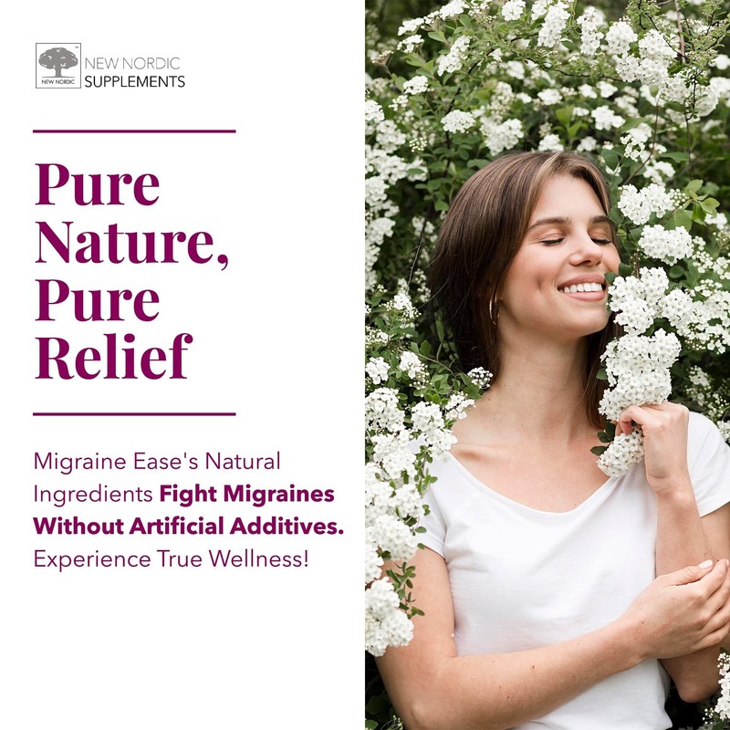 New Nordic Migraine Ease | Natural Migraine Relief Supplement for