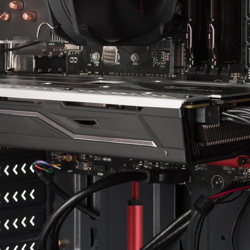 sourcing map GPU Support Bracket, Fan Mount Graphics Card Stand