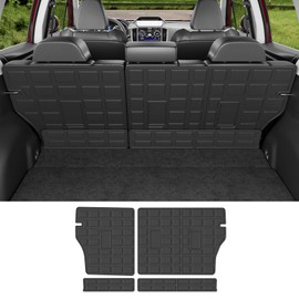 powoq Trunk Mat Compatible with 2019-2024 Subaru Forester Cargo Mat TPE Cargo Liner Backrest Mat Trunk Liner Replacement for 2019-2023 2024 Subaru Forester Accessories (Backrest Mat)