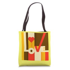 Love Geometric Print, Couple's Love design Tote Bag