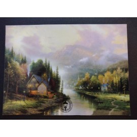 Thomas Kinkade "Simpler Times I" Art Refrigerator Magnet NEW 4x5 1/2"