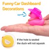wonuu Car Dashboard Rubber Duck Ornament, Car Decoration Colour Ducks