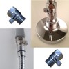 Shut-off Intermediate Faucet for Showers [Short Switch] Chrome Connection Diameter