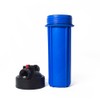 Sediment Water Filtration System with Blue 2.5x10" Housing 3/4" Ports,