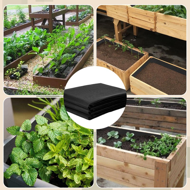 Wshxjzyay 63 * 83 inch Raised Garden Bed Liner, Non