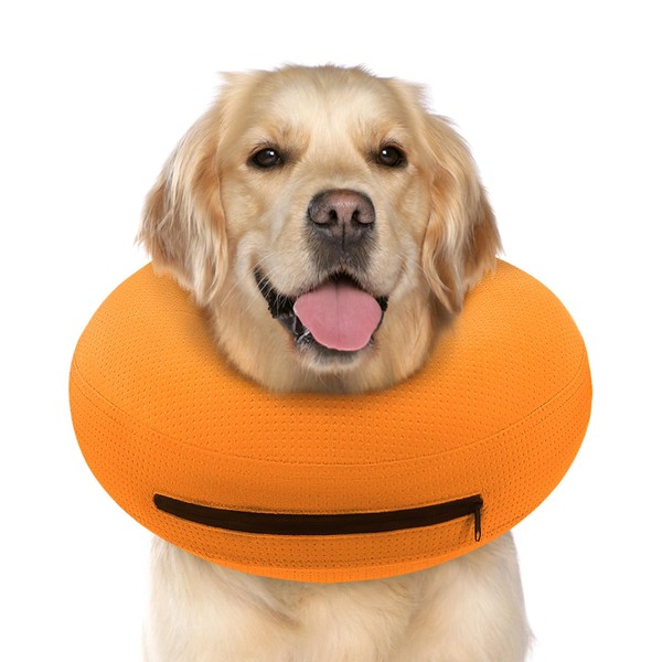 Supet Supet Inflatable Cone Collar Alternative, Dog Donut Collar Recovery