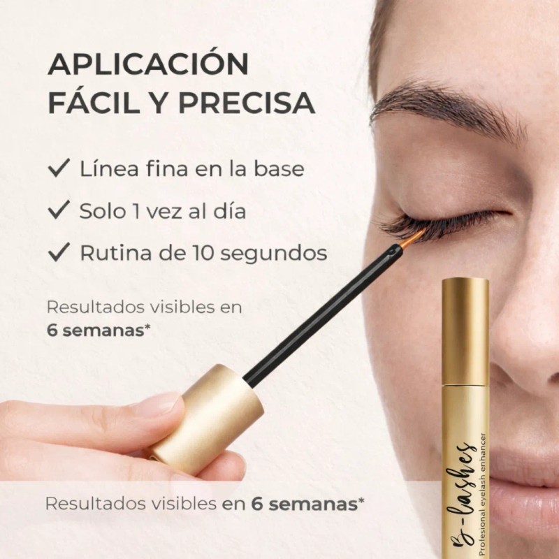 B-lashes Suero Crecimiento Pestañas Largas Origen Natural