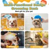 Peehss Peehss 3Pcs Dog Bath Brush, Dog Scrubber for Bath,