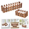 Operitacx 2pcs Rustic Rectangular Flower Pot with Foam Insert for