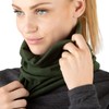 MERIWOOL 100% Merino Wool Ski Neck Gaiter Winter Neck Warmer