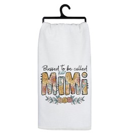 Mimi Gifts Kitchen Towels, Mimi Gifts for Grandma Hand Towels, Mimi Mother's Day Birthday Gifts Dish Tea Towels for Kitchen Decor, Grandma Kitchen Towels, Grandma Gifts from Grandkids, 16x24 Inch