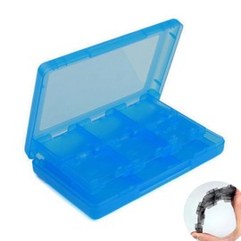 3DS Soft Case, Game Soft, Large Capacity, Storage Cassette, Memory Card (Blue), blue, Lightweight, Shock Resistant, Small